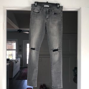 Banana republic distressed skinny Jean